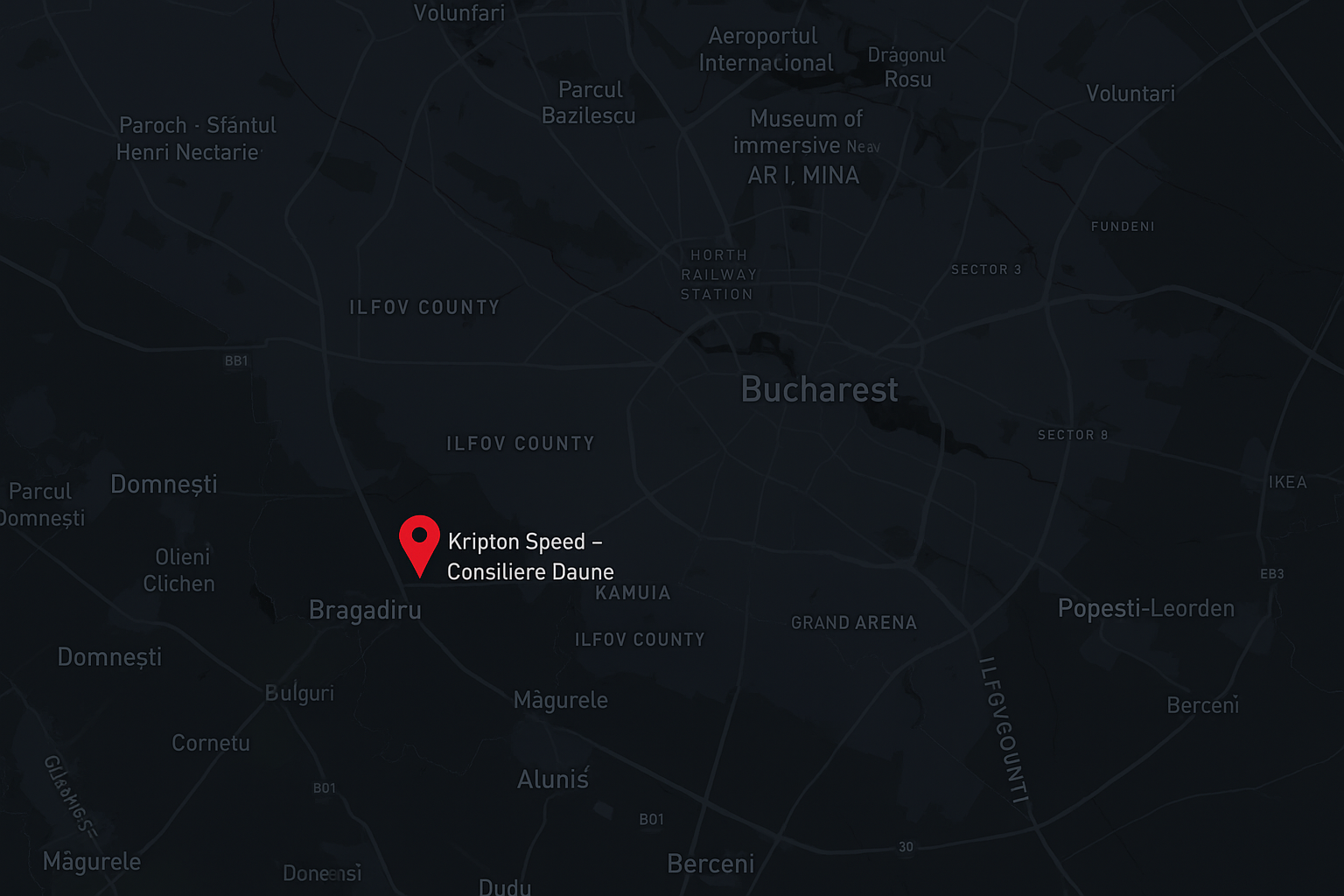 Hartă GroupamaDaune – Bragadiru